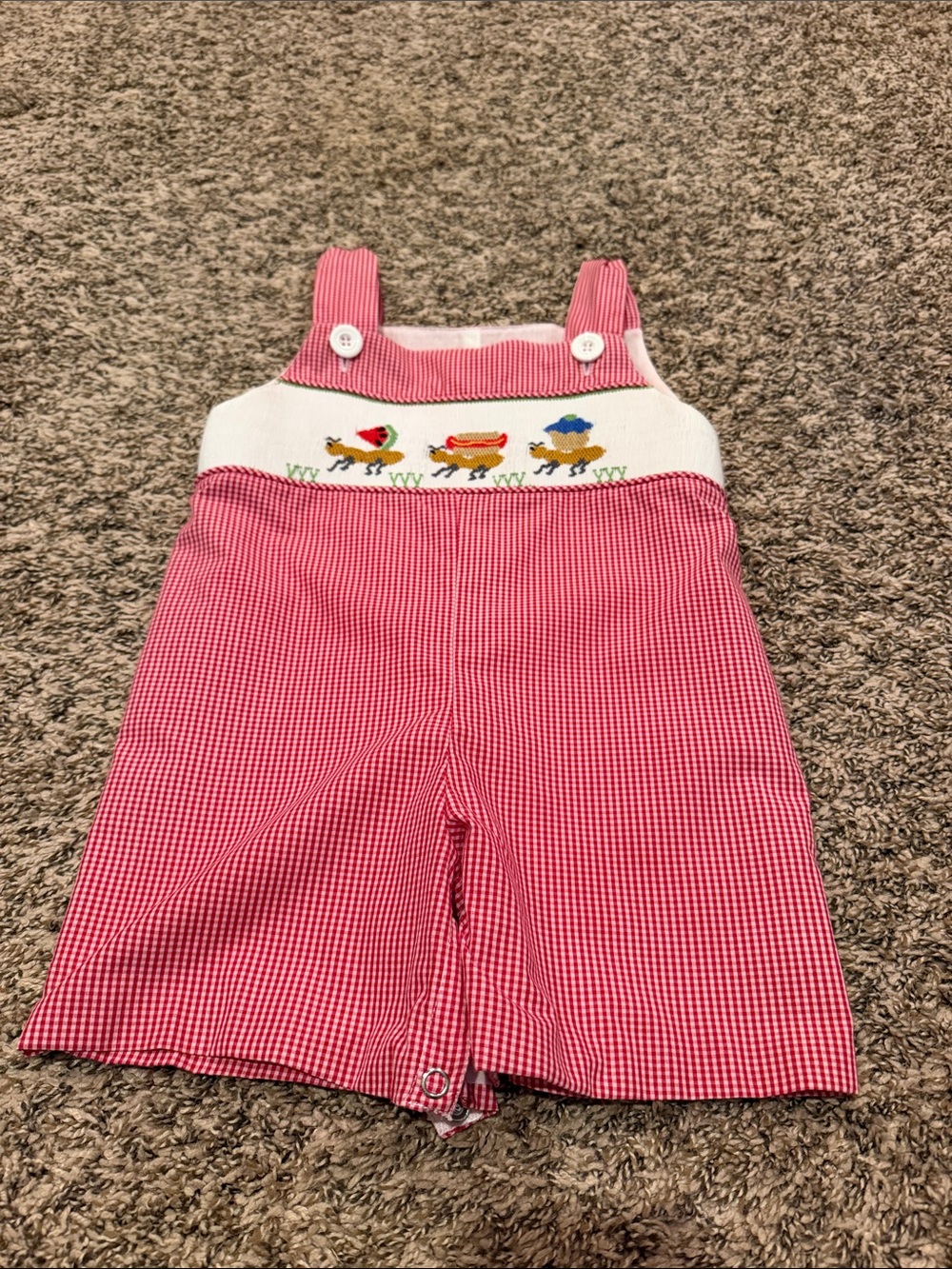 Remember Nguyen Smocked Jon Jon Overalls
